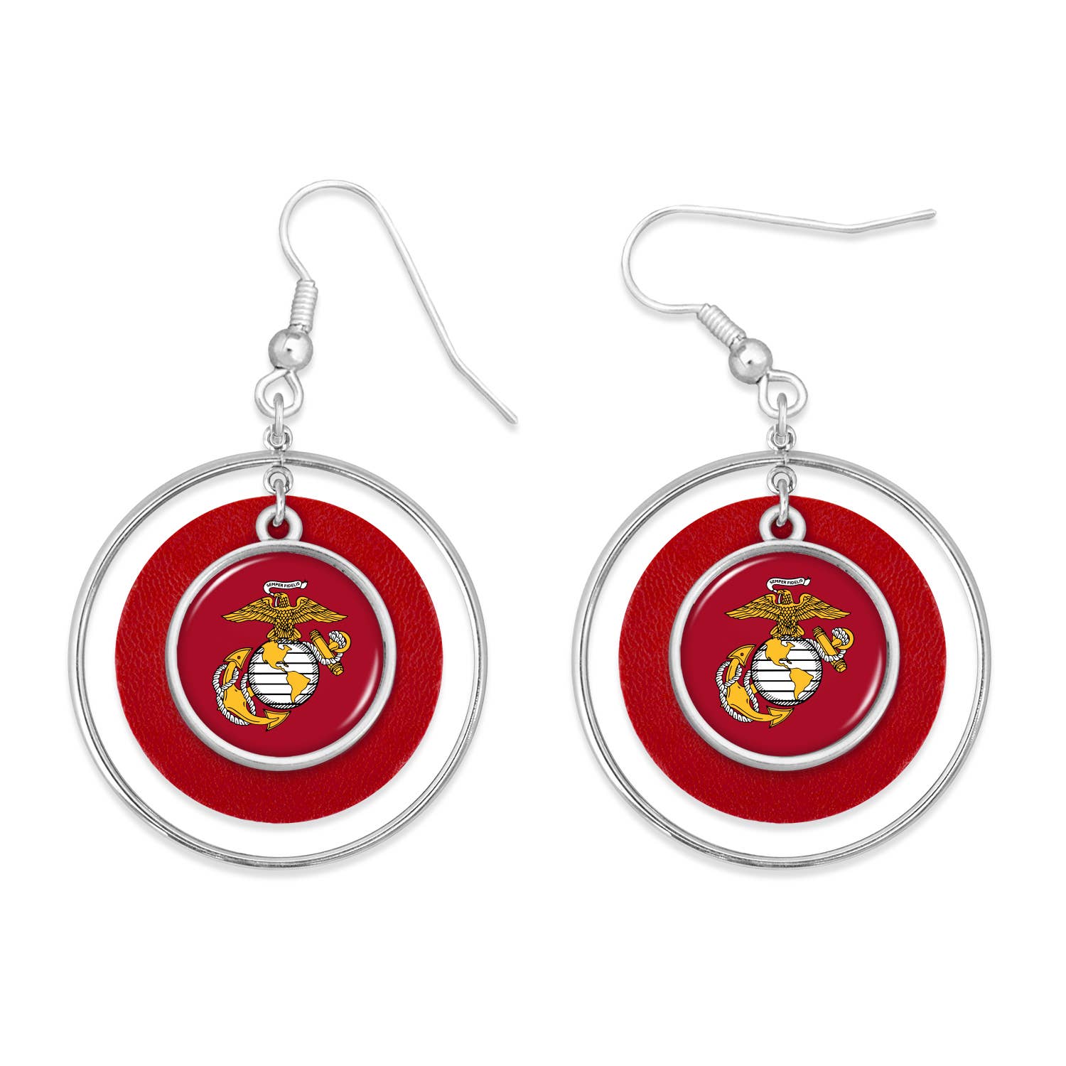 Pendientes Redondos De Vidrio Redondo De 8 Colores De Joyas Pendientes Redondos De Vidrio Redondo De 8 Colores De Joyas
